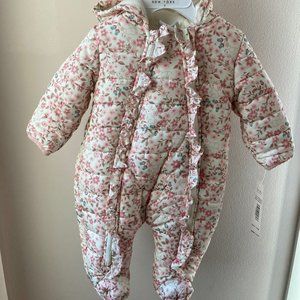 Nicole Miller Pink Floral Kids Jacket